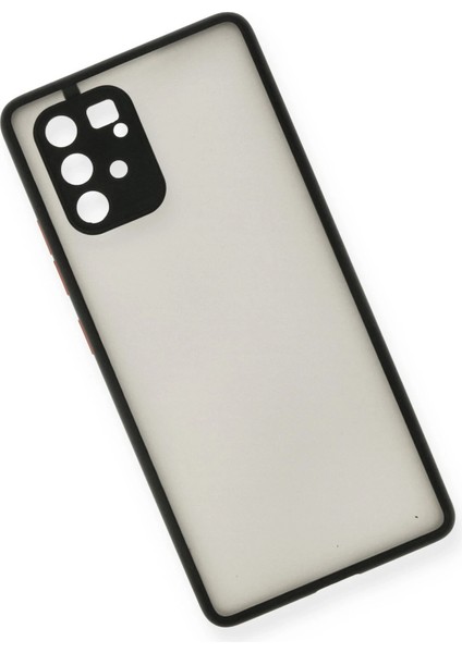 Samsung Galaxy A91 / S10 Lite Kılıf Montreal Silikon Kapak - Siyah Nrmsa