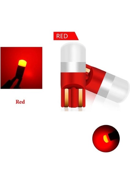 1 Takım T10 LED Dipsiz Ampul 12V Thermoplastıc Ceramıc (Thermoplastıc T10 Dipsiz LED Ampuli)