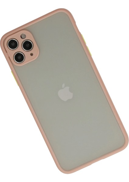 Iphone 12 Pro Max Kılıf Montreal Silikon Kapak - Pembe Nrmsa