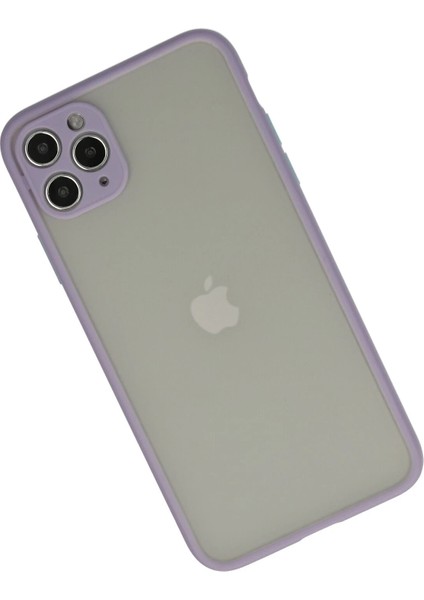 Iphone 12 Pro Max Kılıf Montreal Silikon Kapak - Mor Nrmsa