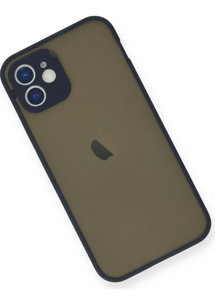 Iphone 12 Mini Kılıf Montreal Silikon Kapak - Lacivert Nrmsa
