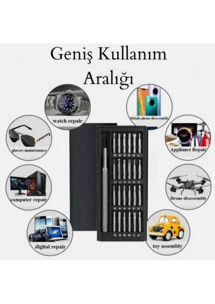 25 Parça Mıknatıslı Tornavida Seti,çok Amaçlı,özel Kutulu,hassas Saatçi Tornavidası..