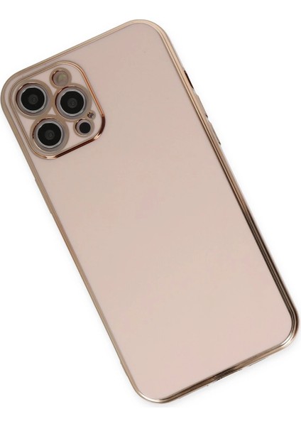 Iphone 12 Pro Max Kılıf Volet Silikon - Pembe Nrmsa