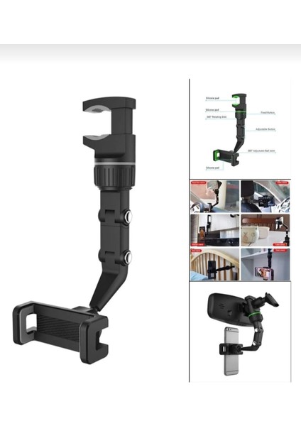 Dikiz Aynası Telefon Tutucu,masaüstü, Koltuk Arkası Telefon Tutacağı Car Holder modelleri