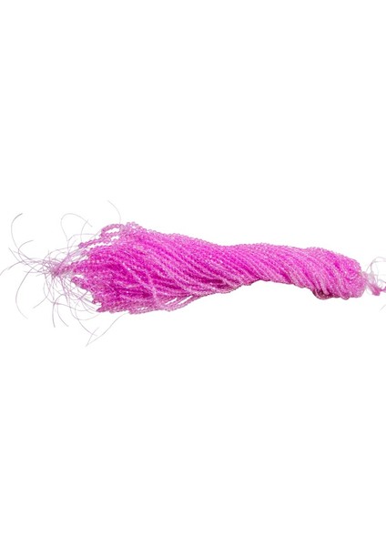 4 mm Şeker Pembe Piramit Kristal Cam Boncuk 1 Dizi - (85 Adet)