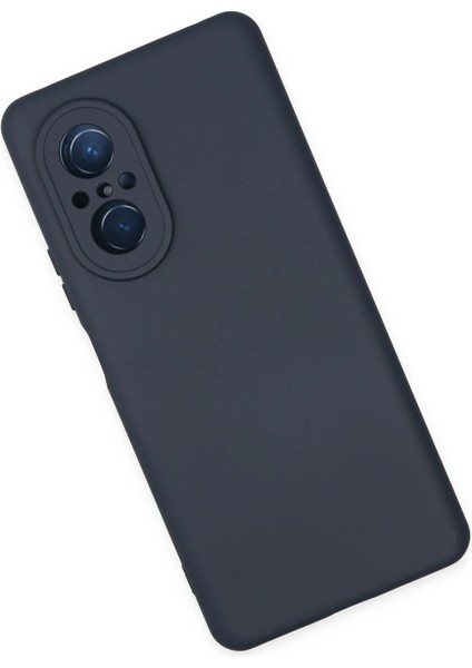 Huawei Nova 9 Se Kılıf Nano Içi Kadife Silikon - Lacivert Nrmsa