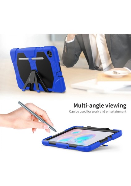 Samsung Galaxy T500 Tab A7 10.4 Kılıf Griffin Tablet Kapak - Mavi Nrmsa
