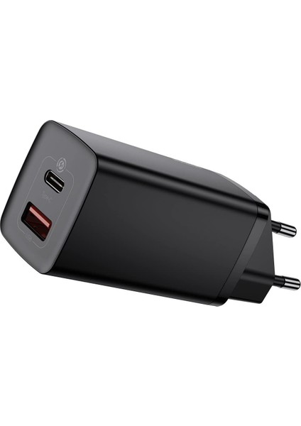 Gan2 Lite Hızlı Şarj Adaptörü C+U 65W Eu, Siyah