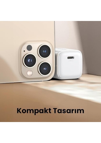 Nexode Mini 20W Pd Gan Tech Charger White