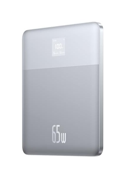 Blade2 12.000 Mah Digital Display Power Bank 65W-HORIZON Sliver