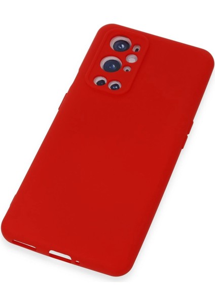 One Plus 9 Pro Kılıf Nano Içi Kadife Silikon - Kırmızı Nrmsa