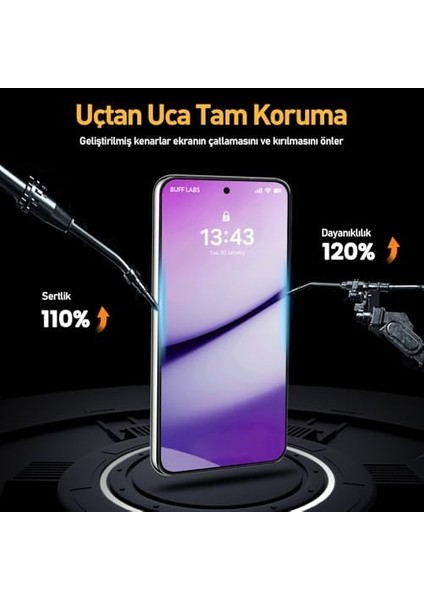 Galaxy S25 Serisi ile Uyumlu 5d Easyfit 2 Adet Kolay Uygulama Aparatlı Ekran Koruyucu Temperli Cam (Galaxy S25 Plus / S24 Plus)