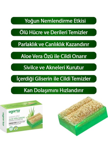 Kabak Lifli Aloe Vera Sabunu 125 gr modelleri