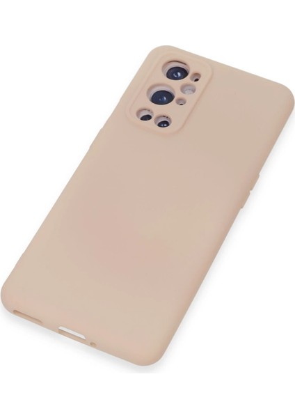 One Plus 9 Pro Kılıf Nano Içi Kadife Silikon - Pudra Nrmsa