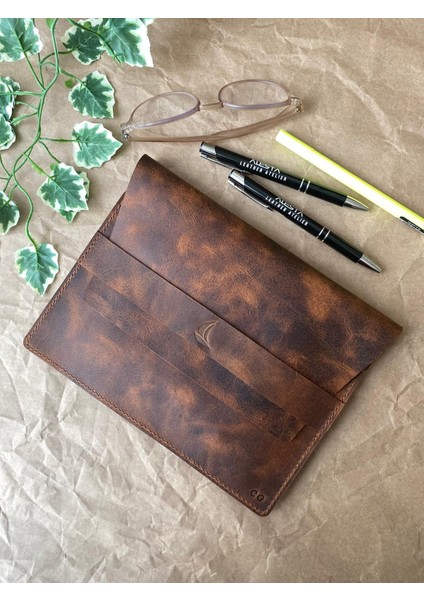 (Isim Yazıyoruz) El Yapımı Hakiki Deri Jumbo Boy Kalemlik / Çok Amaçlı Çanta fiyatları