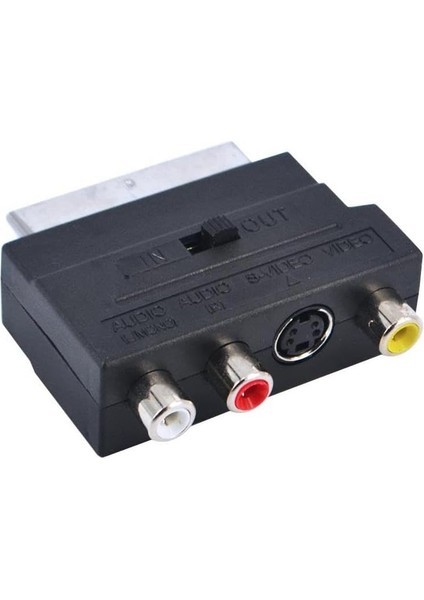 To Rca Skart Tos Av Svideo Çevirici Dönüştürücü Adaptör
