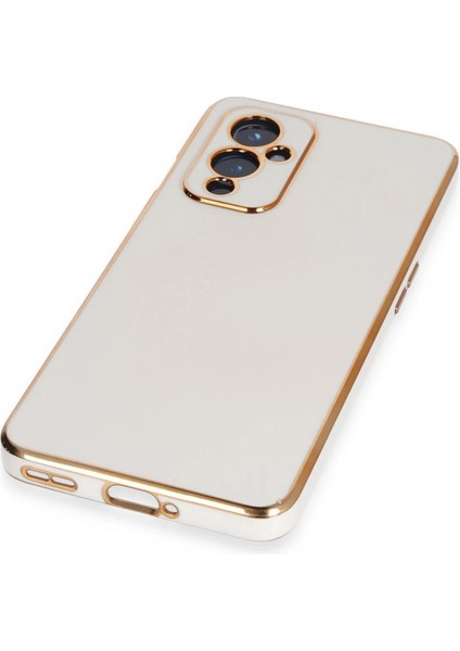 One Plus 9 Kılıf Volet Silikon - Beyaz Nrmsa