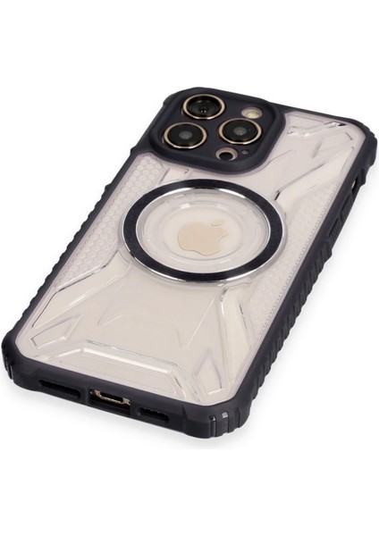 Iphone 12 Pro Kılıf Prag Magneticsafe Kapak - Siyah Nrmsa