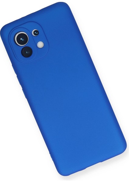 Xiaomi Mi 11 Kılıf First Silikon - Mavi Nrmsa