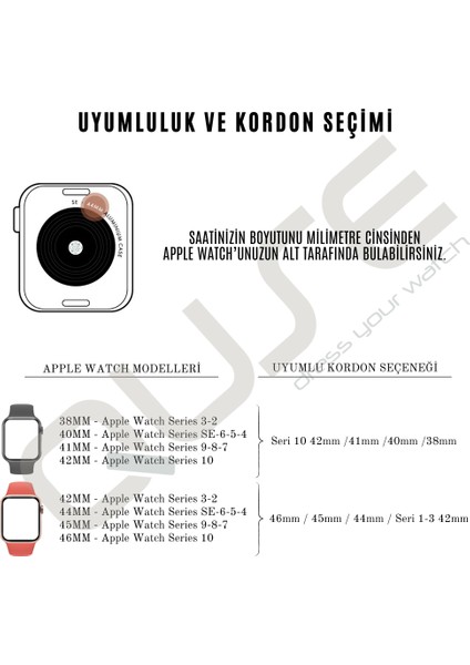Jubilee Paslanmaz Çelik Metal Kordon, Apple Watch Series Se/10/9/8/7/6/5/4/3 ile Uyumlu, 46MM/45MM/44MM/42MM, Gümüş&rose Gold indirimleri