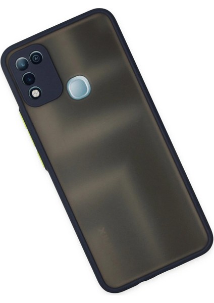 İnfinix Hot 10 Play Kılıf Montreal Silikon Kapak - Lacivert Nrmsa