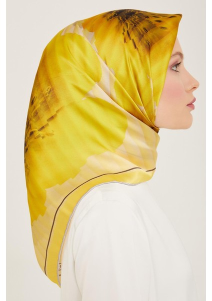 Ipek Eşarp 2024 Yaz - 9100-86 Sarı Twill