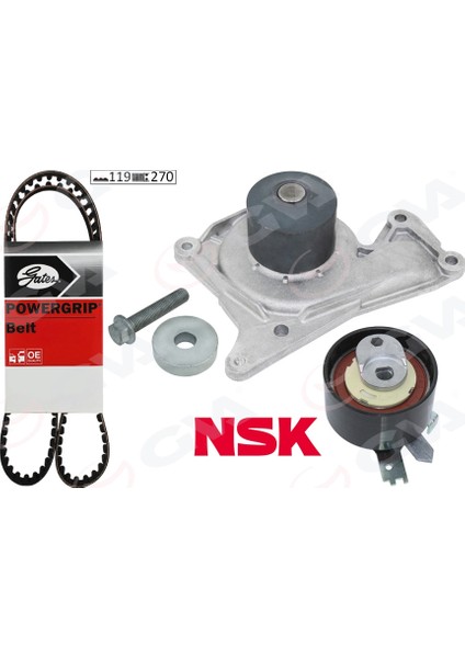 Triger Kayis Seti Mercedes OM607 W176 W246 C117 W415 X156 . Clio Iv 12 Symbol Iii 13 Fluence 09 Megane Iv 15 Sandero Ii 12 Duster 10 Qashqai Ii 13 Pulsar 14 Juke 10 K9K 1.5 Dci Euro 5 Devirdaim Gnzrz