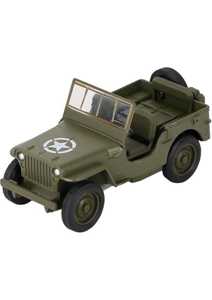 Metal Gövdeli Jeep Willys 1:32 Ölçekli Model Araba