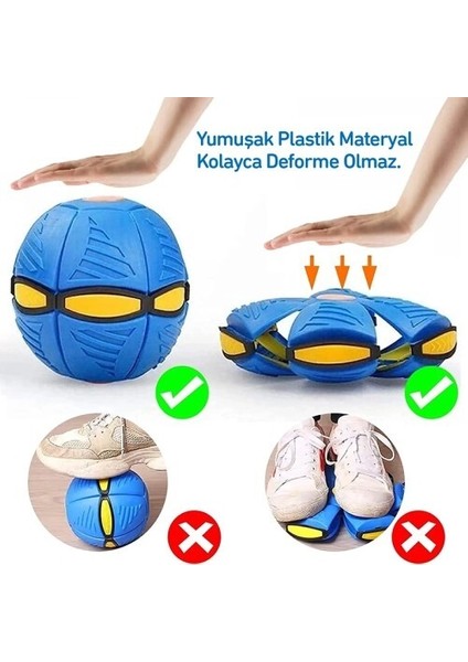 Işıklı Zıplayan Frizbi Evcil Hayvan Topu indirimleri