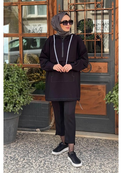 Sweatshırt KA-A24-31040 Siyah