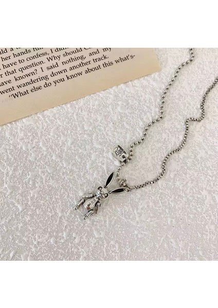 925 Silver Çift Katmanlı Tay Gümüş Kolye fiyatları