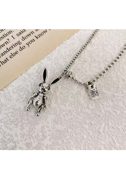 925 Silver Çift Katmanlı Tay Gümüş Kolye indirimleri