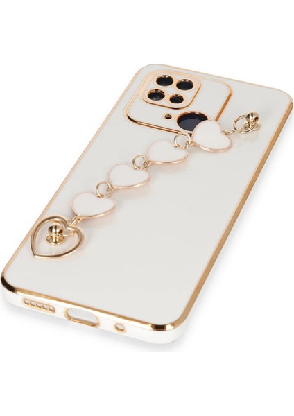 Xiaomi Redmi 10c Kılıf Esila Silikon - Beyaz Nrmsa