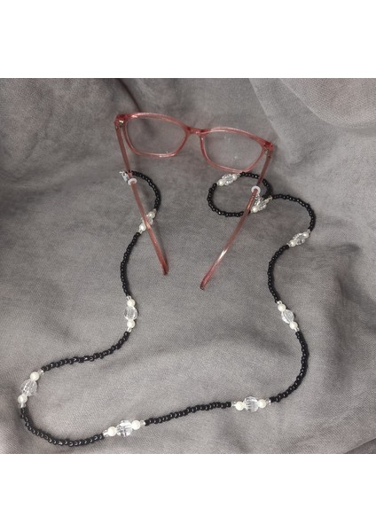 Kadın Renkli Boncuk İncili Gözlük Zinciri - Boncuk Gözlük Askısı - Boncuk Gözlük İpi - Barok İnci Gözlük Zinciri - Choker İnci Gözlük Zinciri - Hediyelik Gözlük Askısı modelleri