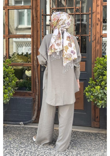 Pantolonlu Takım S-5905 Gri