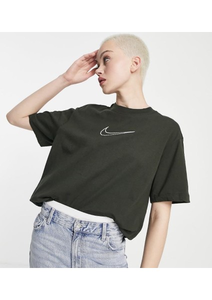 Sportswear Oversize Pamuklu Kadın Tişört fiyatları