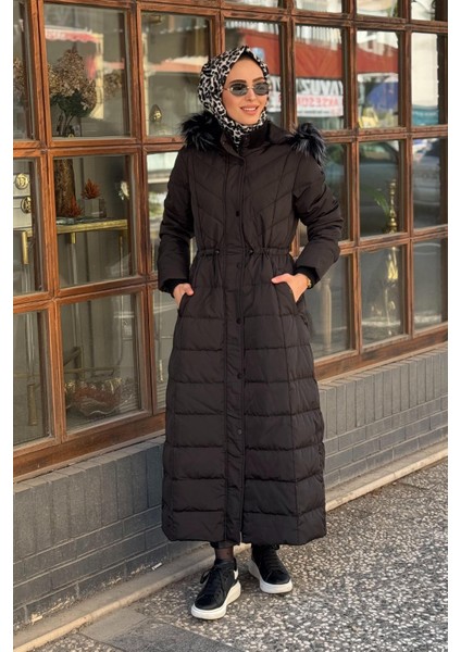 Kaz Tüyü Mont KA-A23-27007 Siyah