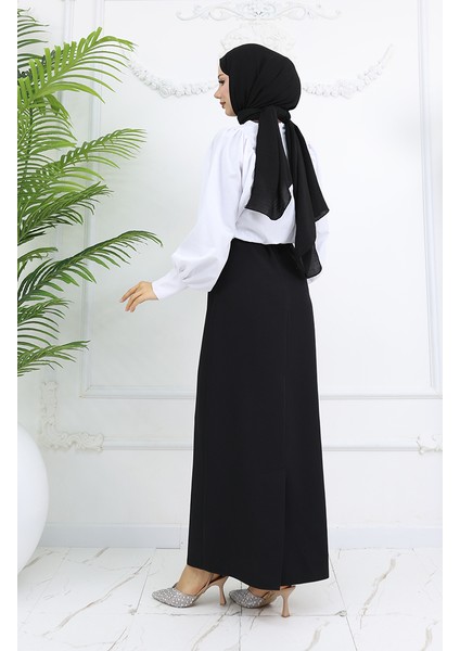 Kemerli Etek 2251-01 Siyah indirimleri