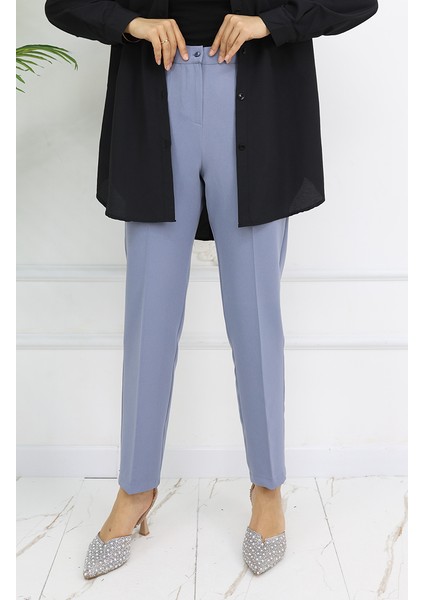 Düz Paça Pantolon 1154-01 Gri fırsatları