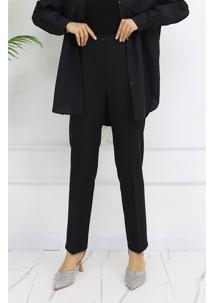 Düz Paça Pantolon 1154-03 Siyah fırsatları