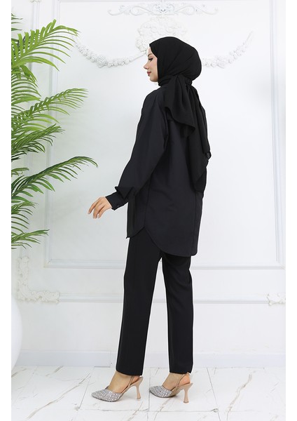 Düz Paça Pantolon 1154-03 Siyah indirimleri