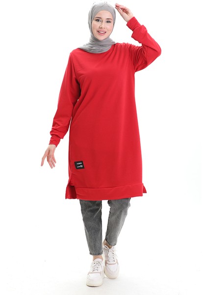 Armalı Tunik 0012-12 Kırmızı
