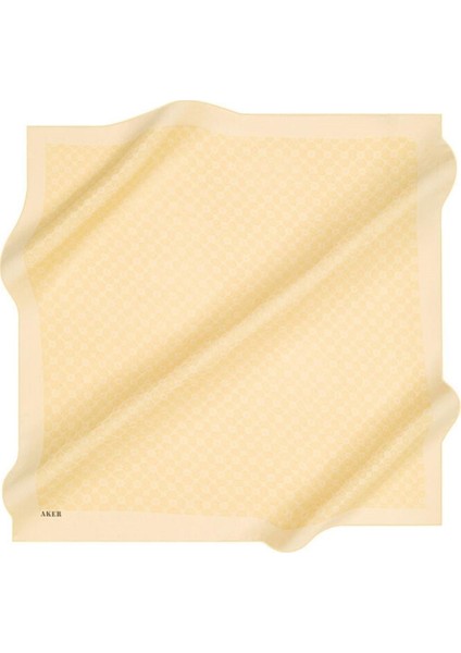 Elegance Monogram Eşarp - Sarı 961