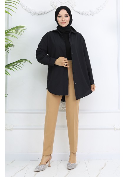 Düz Paça Pantolon 1154-04 Camel