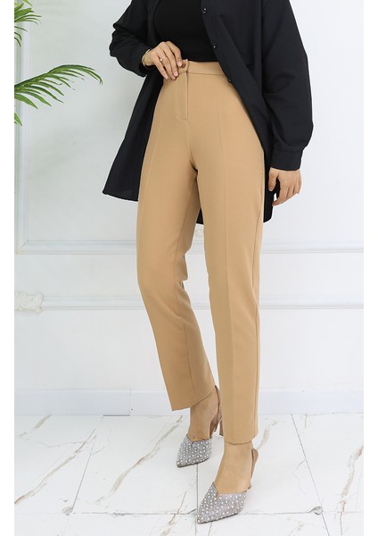 Düz Paça Pantolon 1154-04 Camel fırsatları