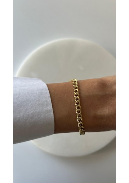 Altın Kaplama Xuping Marka Gold Zincir Bileklik
