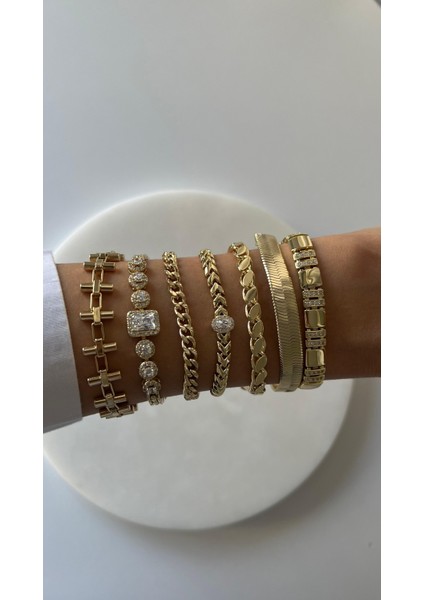 Altın Kaplama Xuping Marka Gold Zincir Bileklik