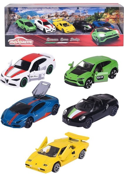 212053178 Majorette Dream Italy Araba 5 Parça