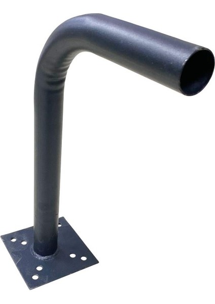 L Anten Borusu 40CM 40MM Siyah