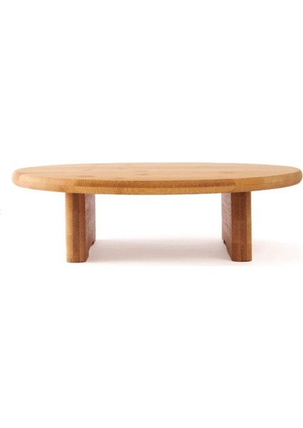 Ayaklı Yuvarlak Kesim Panosu Bambu - Sofra -36CM * 8cm fiyatları